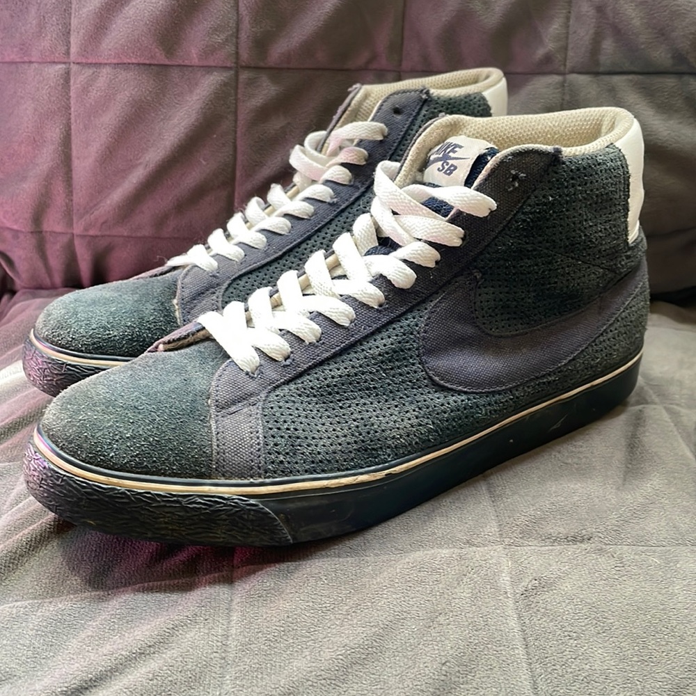 Nike Blazer Premium SB Poets Lighthouse Obsidian size 8.5 GUC